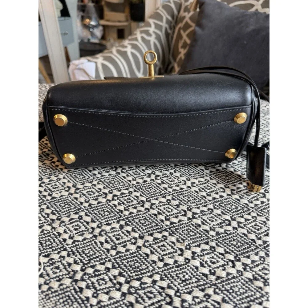 BALENCIAGA Bel Air Mini Black Leather Carry All Bag. Retails $3,650 - Picture 4 of 16